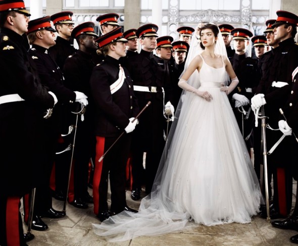 military young bride wedding fashion photograph mario testino vogue